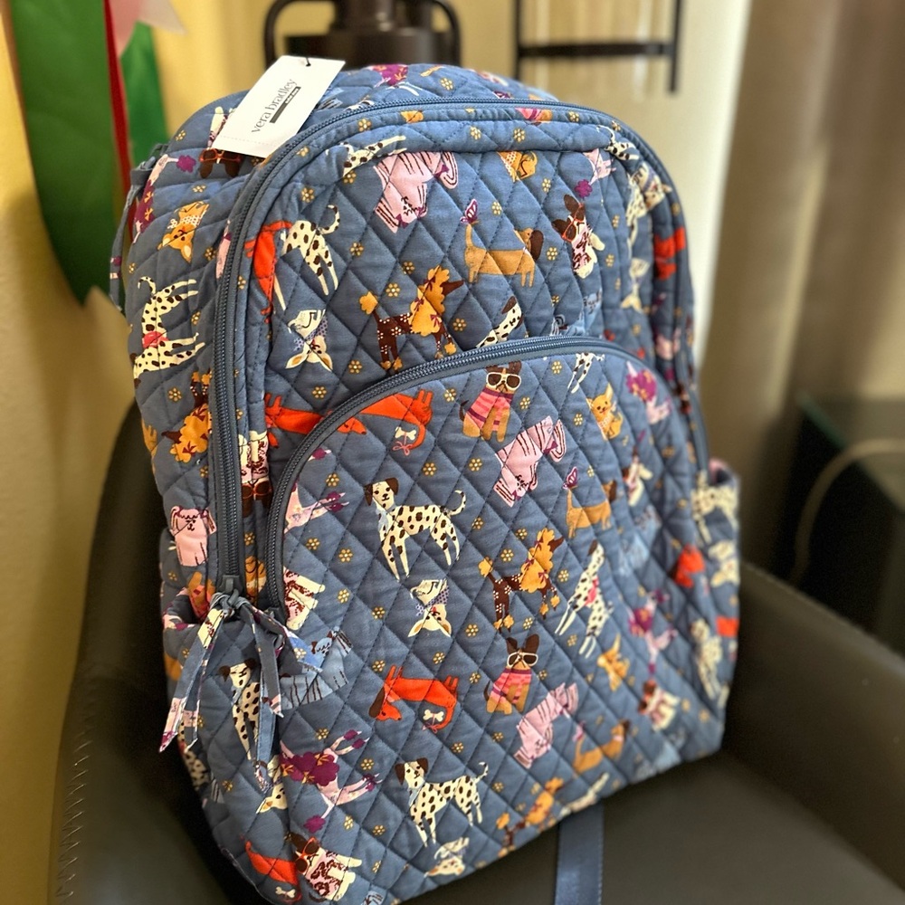 Vera Bradley Blue Geometric Pattern Bag